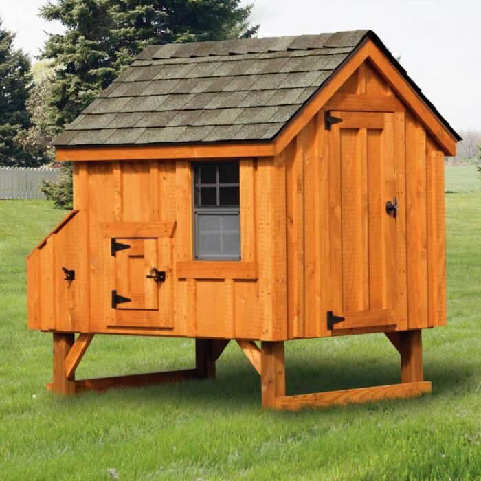 a frame chicken coops 4x4 008