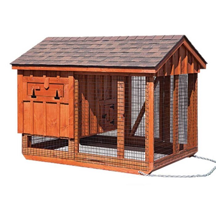 combination chicken coops 5x7 A57C 0017