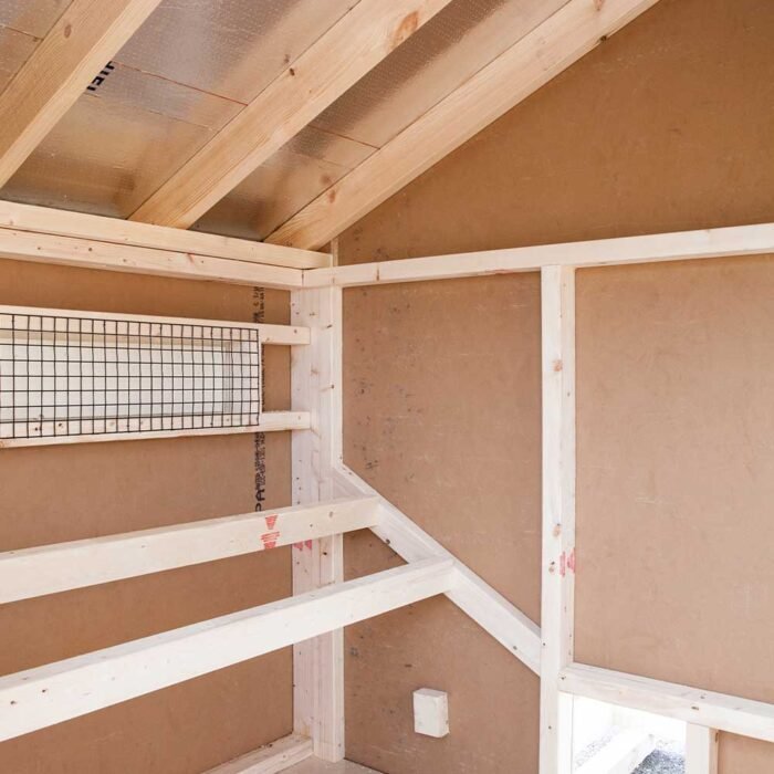 combination chicken coops 6x10 Q610C 005